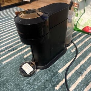 Nespresso Verturo Rose Gold and Black Coffee Maker